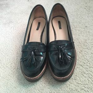 Chunky tassel loafers
